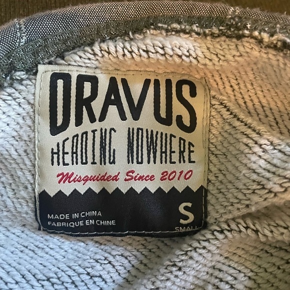 Dravus Men's Hoodie Sweatshirt Scuba Neck Front Pouch Small - Picture 6 of 7